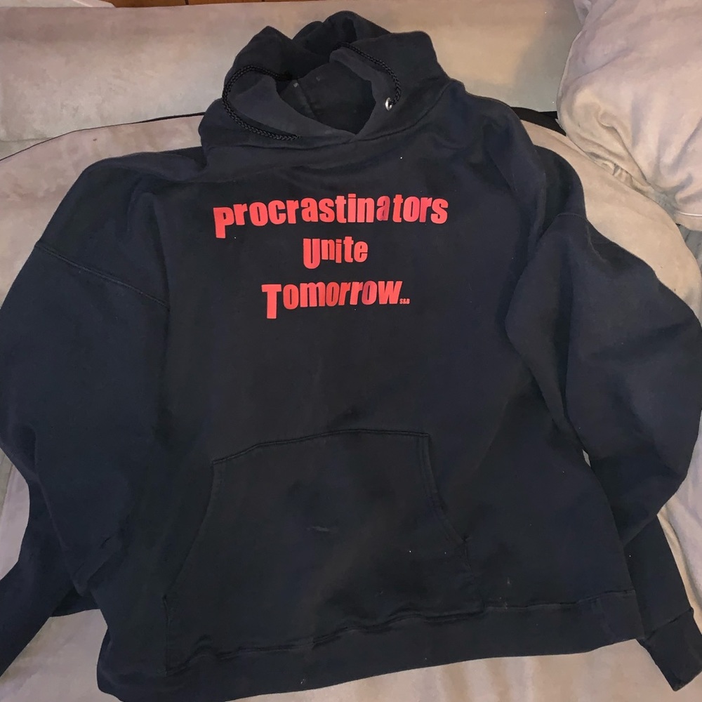 Mens Black hoodie